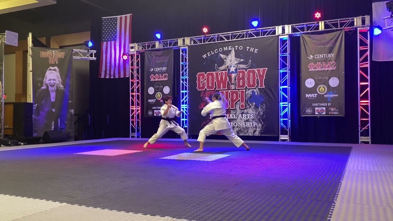 Kodi and Michael Molina Synchronized Traditional Weapons - Cowboy Up Martial Arts Championships 2024