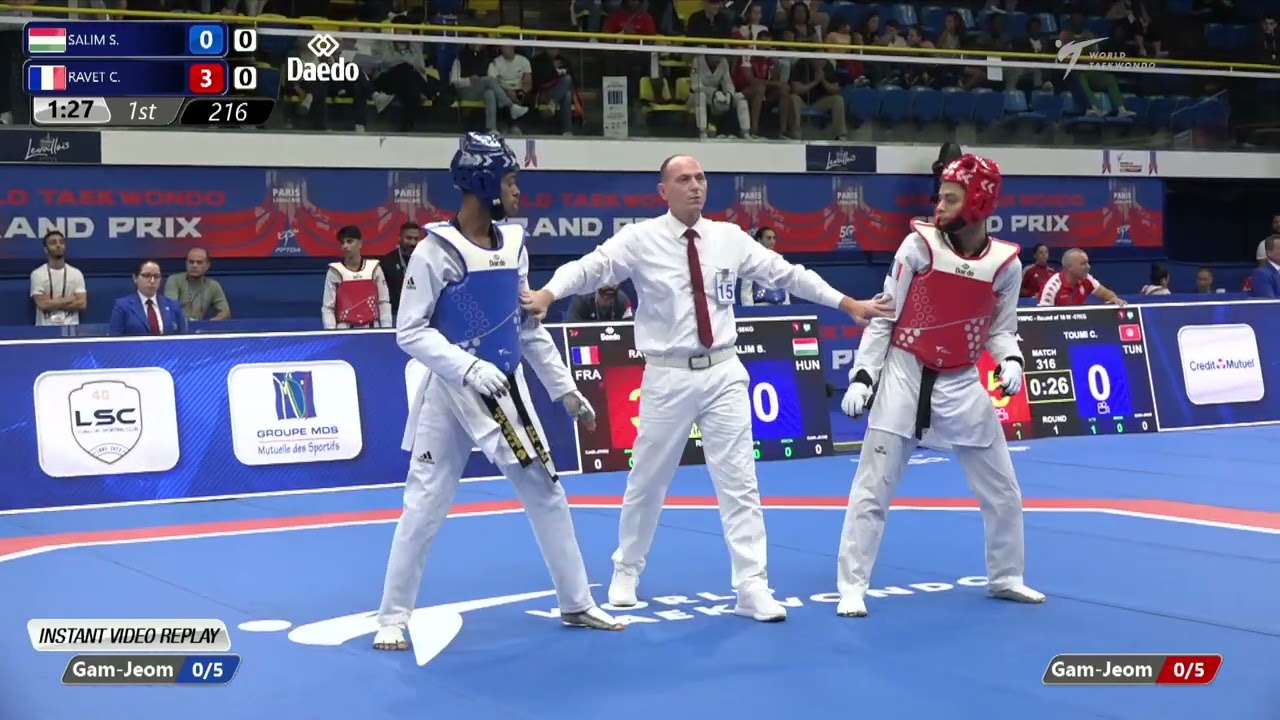 216 Round of 16 MEN M 58KG HUN SALIM S FRA RAVET C