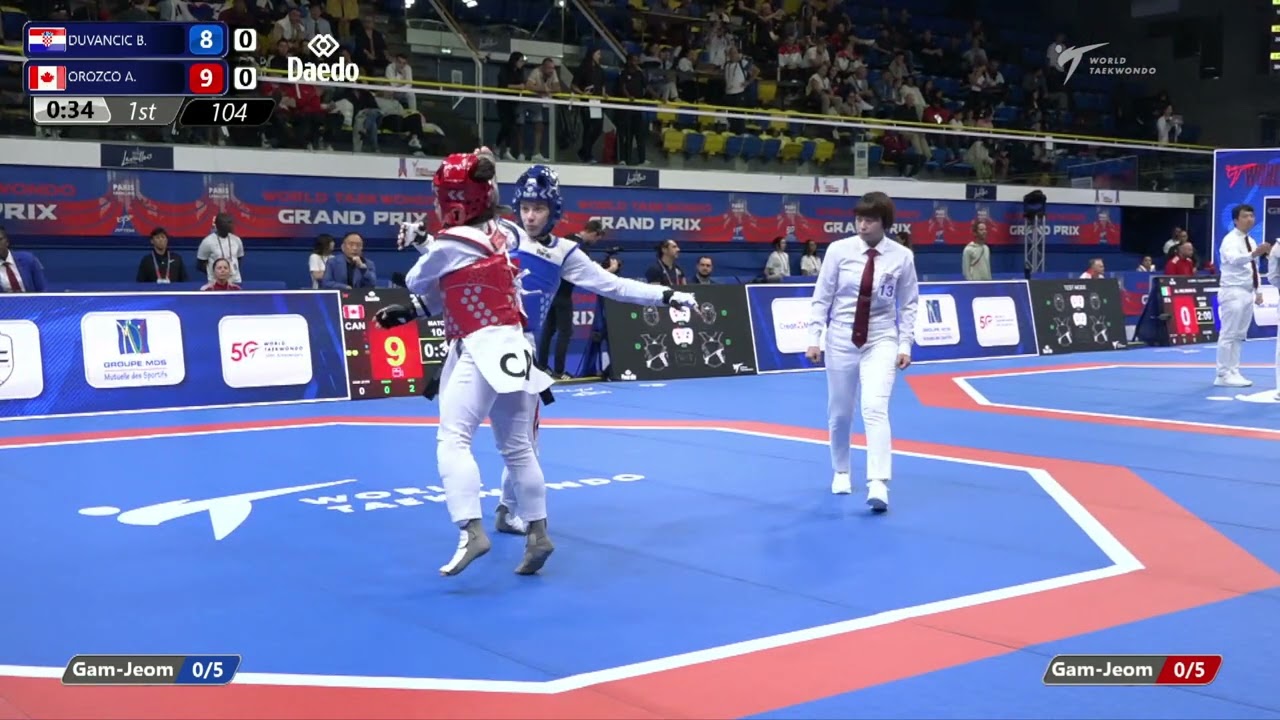 104 Round of 32 WOMEN W 49KG CRO DUVANCIC B CAN OROZCO A