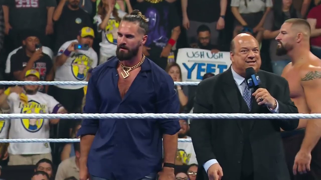 Cody Rhodes interrupts Seth Rollins | SmackDown June 6, 2025 background