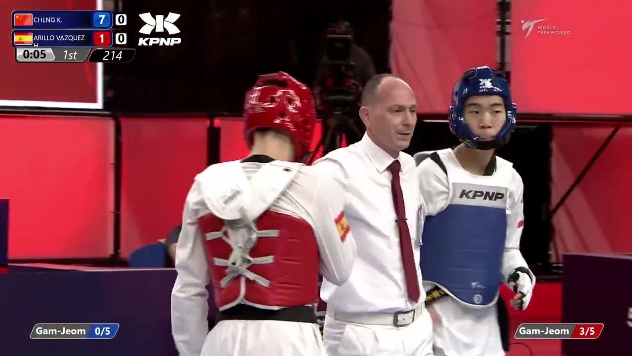 214 R16 M 58kg CHN CHENG K ESP ARILLO VAZQUEZ H