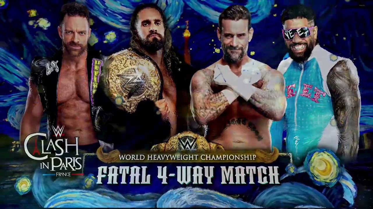 The Official Full Match Card for WWE Clash in Paris | SmackDown Aug 29, 2025 background