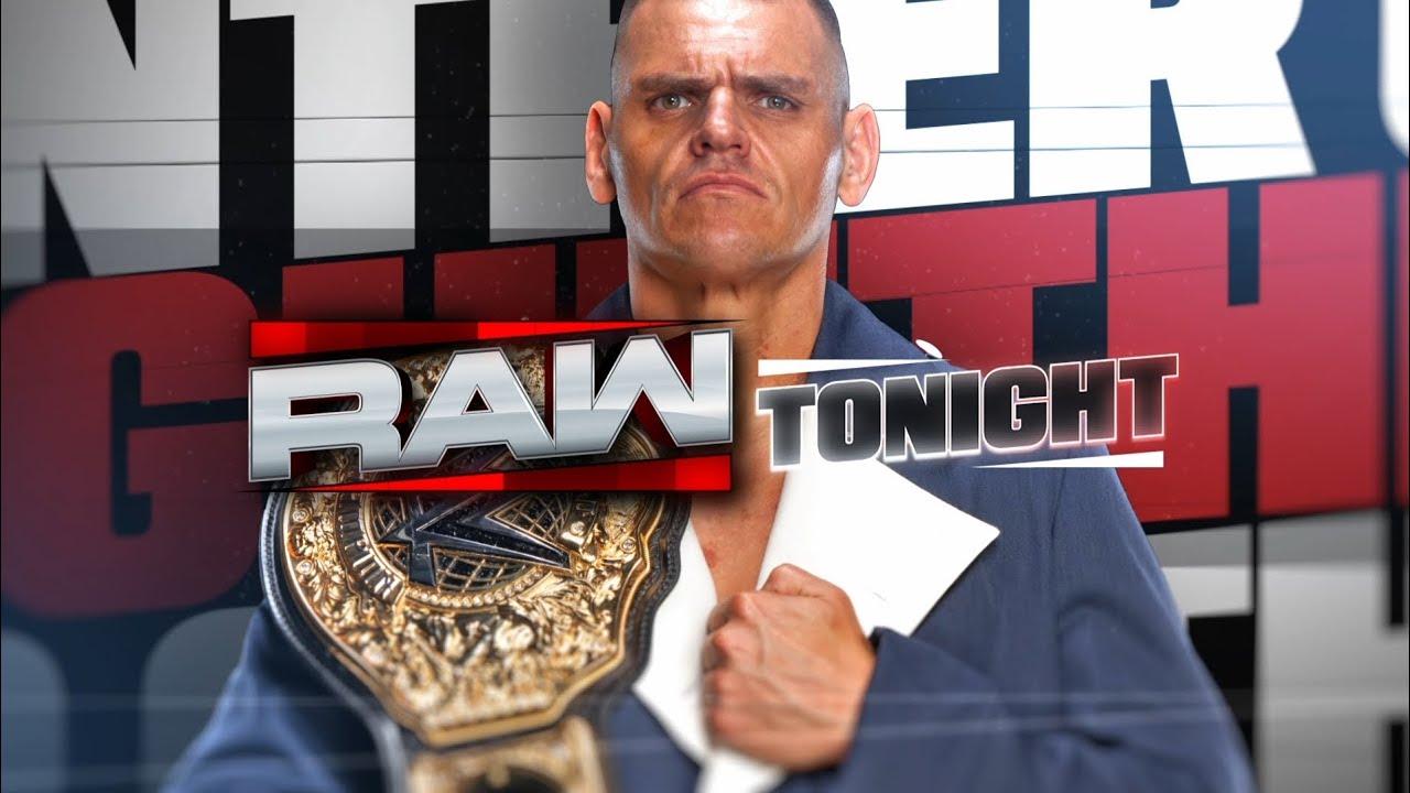 Gunther escapes from Goldberg | Raw Jul 7, 2025 background