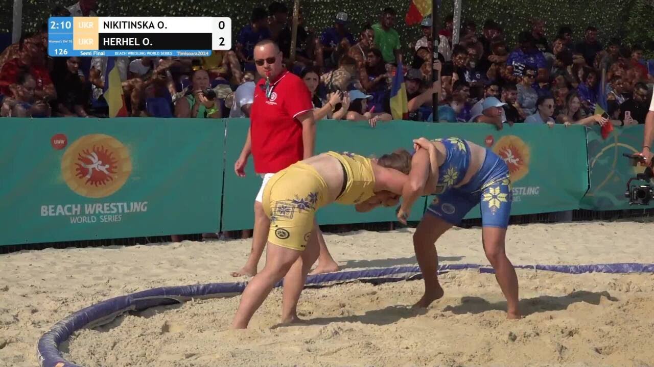Olena NIKITINSKA (UKR) vs. Oksana HERHEL (UKR) • Semi Final • Women's BW 70Kg