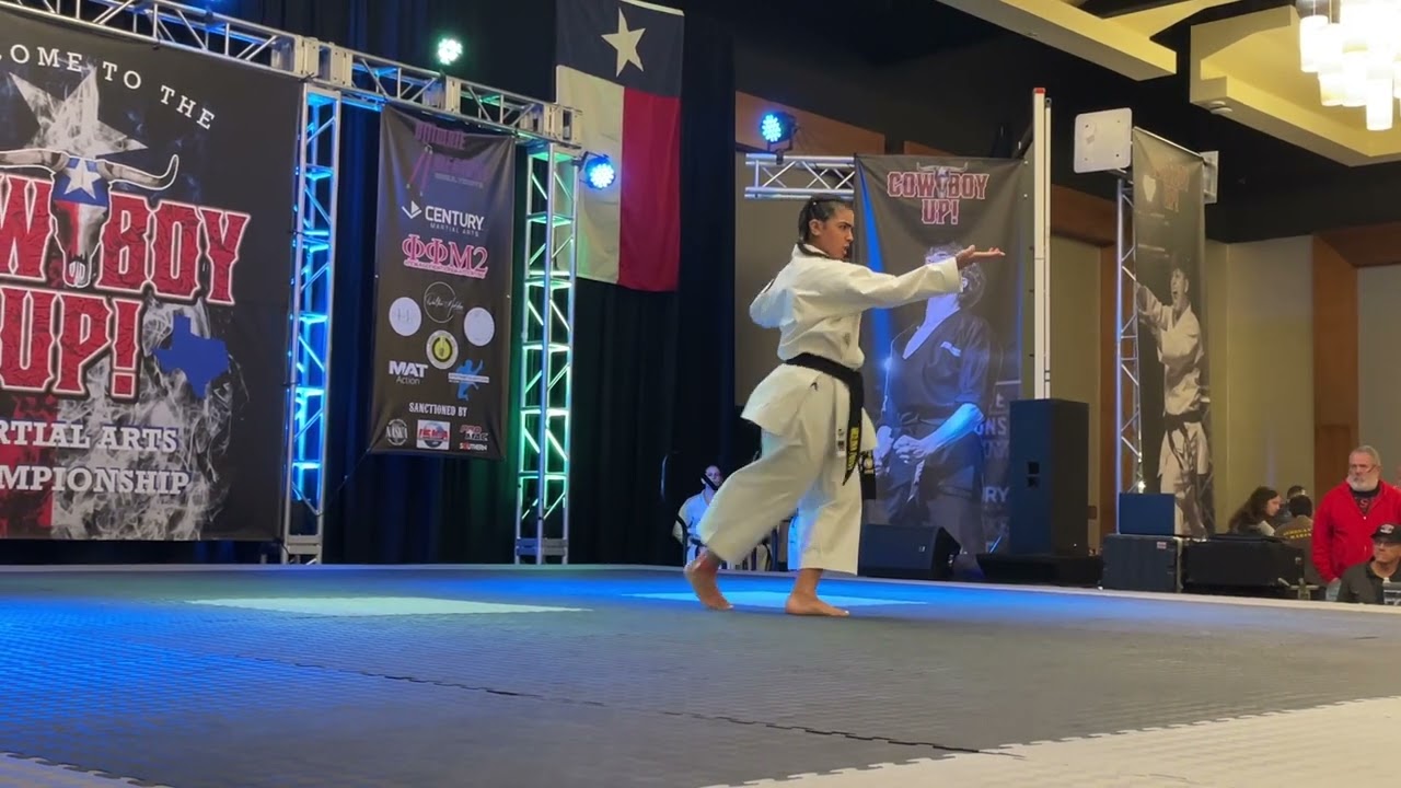 Melina Pecci Women's Japanese Traditional Forms - Cowboy Up Martial Arts Championships 2024 background