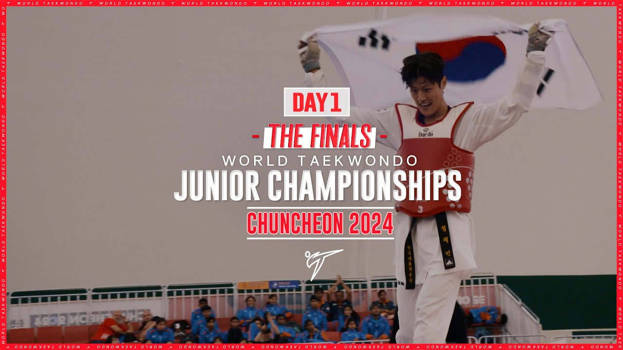 WORLD TAEKWONDO JUNIOR WORLD CHAMPIONSHIPS 2024 CHUNCHEON - HIGHLIGHTS MEDAL MATCHES DAY 1 background
