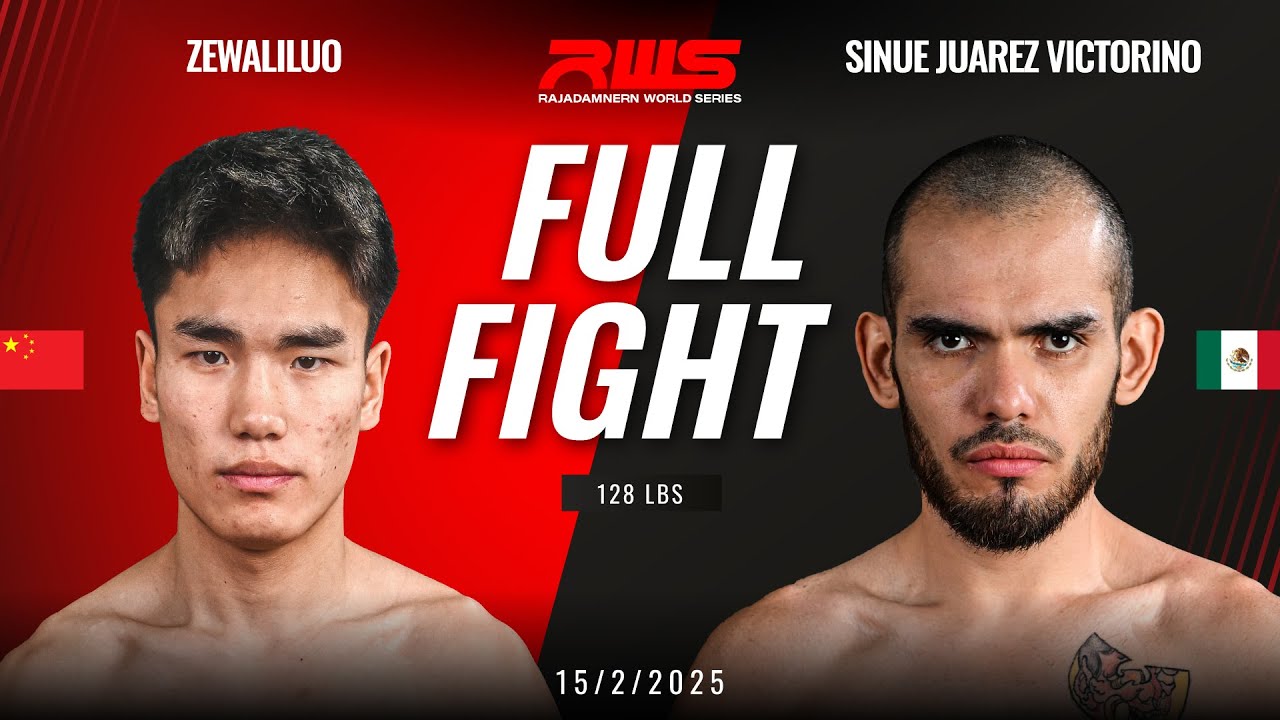 Full Fight l Zewaliluo vs Sinue Juarez Victorino l จื๋อหว่าหลี่หลัว vs ซินวย ฮัวเรซ วิคตอริโน่ l RWS background