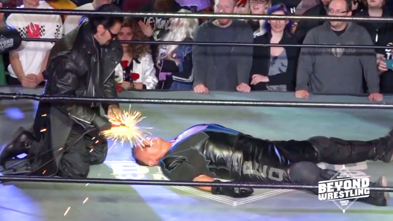 D. Destro electrocutes PCO with a car battery in the middle of the ring | Beyond Wrestling #ItsAlive