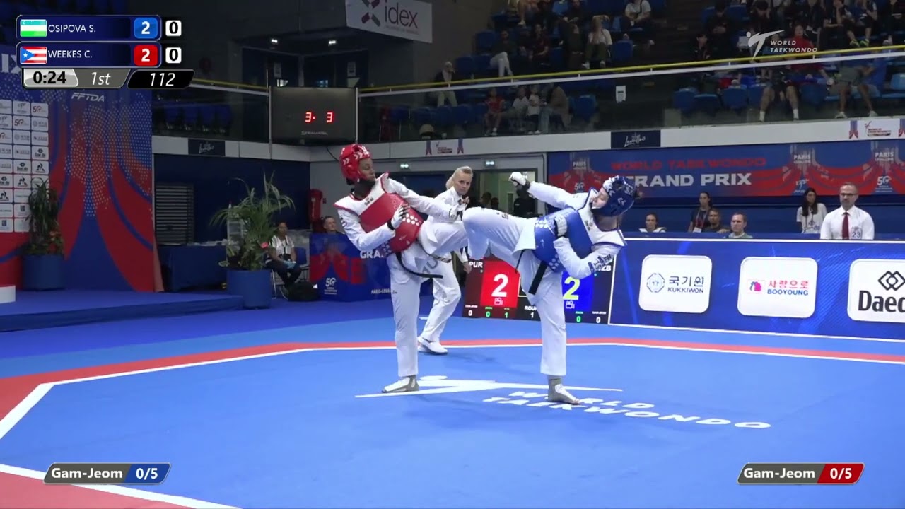 112 Round of 16 WOMEN W +67KG UZB OSIPOVA S PUR WEEKES C