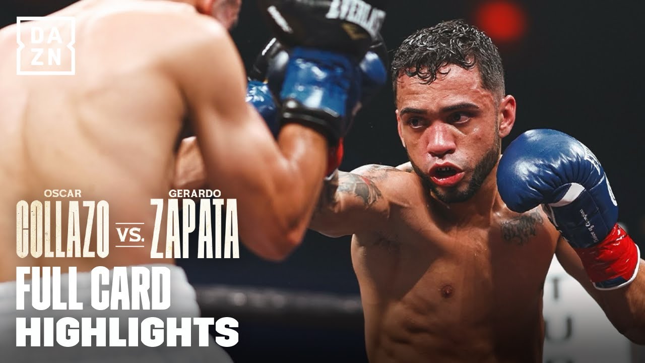 FULL CARD HIGHLIGHTS | Oscar Collazo vs. Gerardo Zapata background