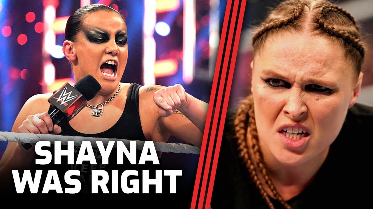 Is Shayna Baszler the Babyface in Ronda Rousey Feud? background