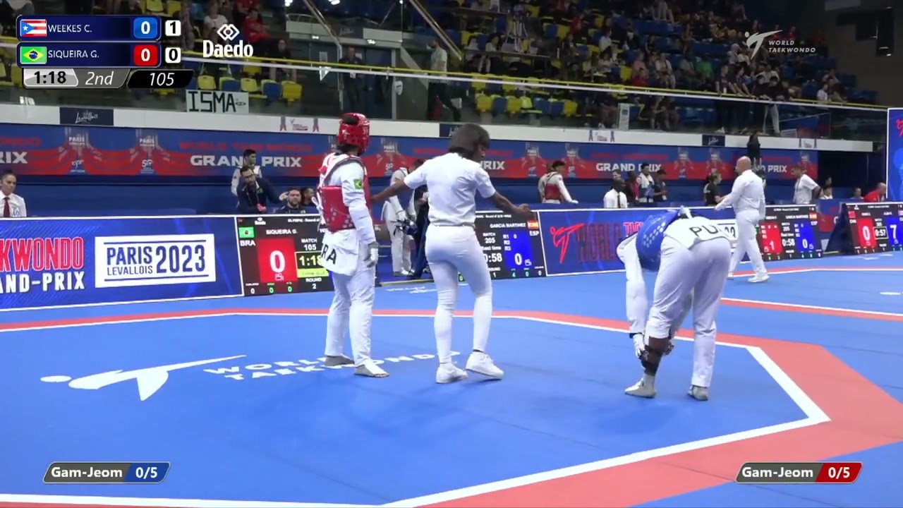 105 Round of 32 WOMEN W +67KG PUR WEEKES C BRA SIQUEIRA G
