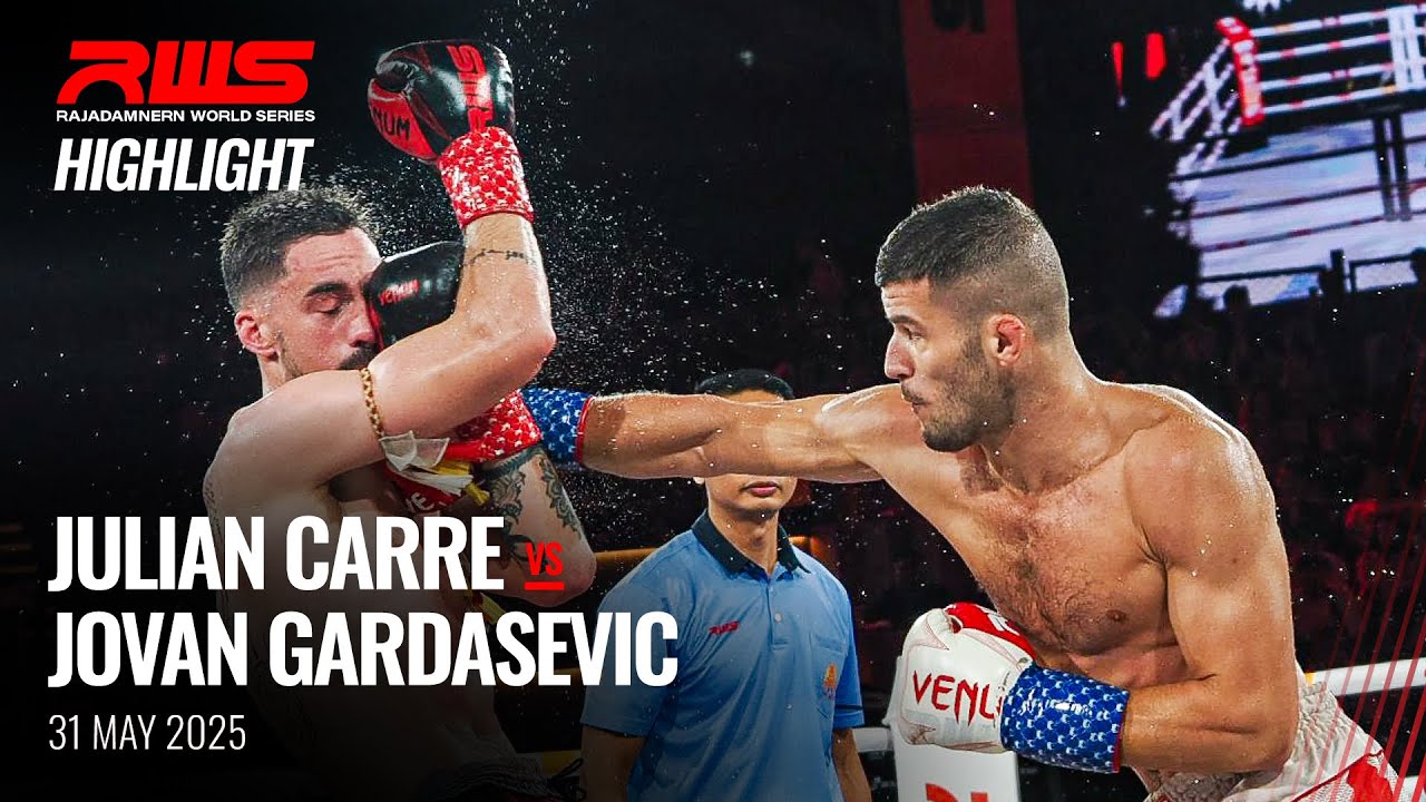 Highlight l Julian Carre vs. Jovan Gardasevic l จูเลียน แคร์ vs. โจวาน กาดาเซวิช l RWS background