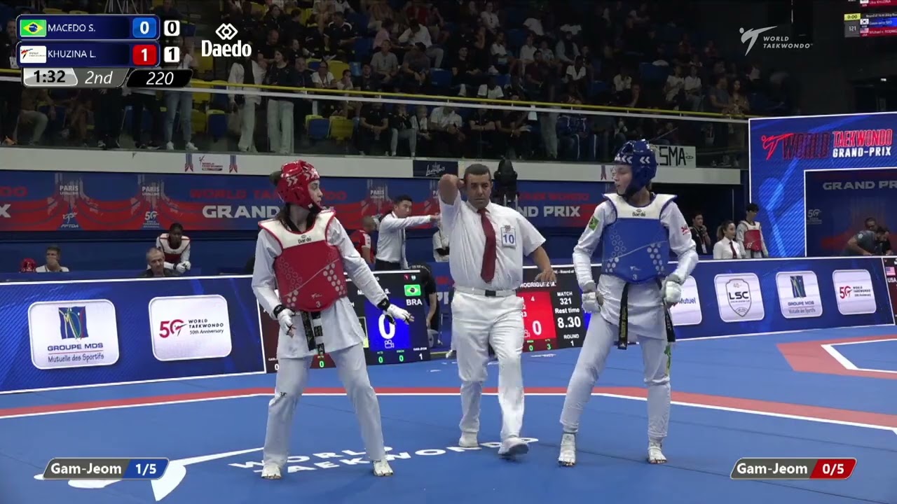 220 Round of 16 WOMEN W 67KG BRA MACEDO S AIN KHUZINA L