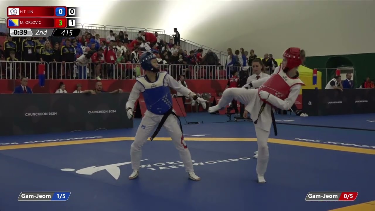 415 Round of 32 Women 63kg TPE H T LIN BIH M ORLOVIC