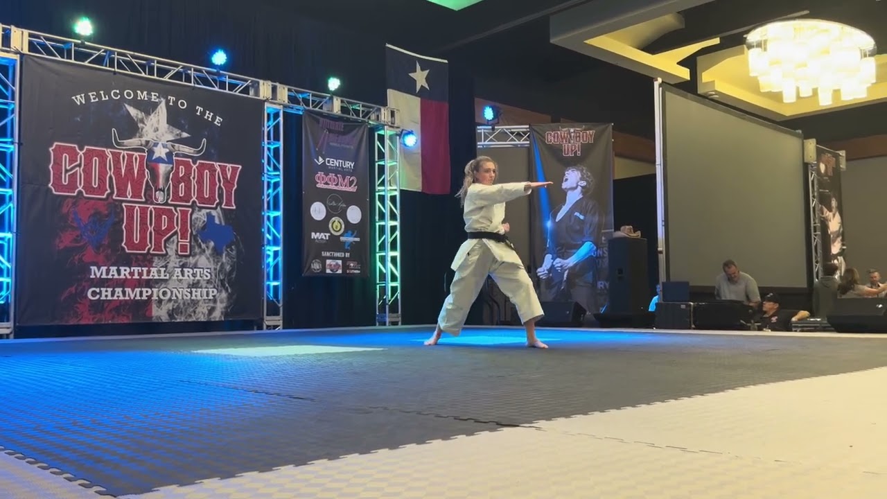 Erica Goldt 14-17 Girls Traditional Forms Grands - Cowboy Up Martial Arts Championships 2024 background