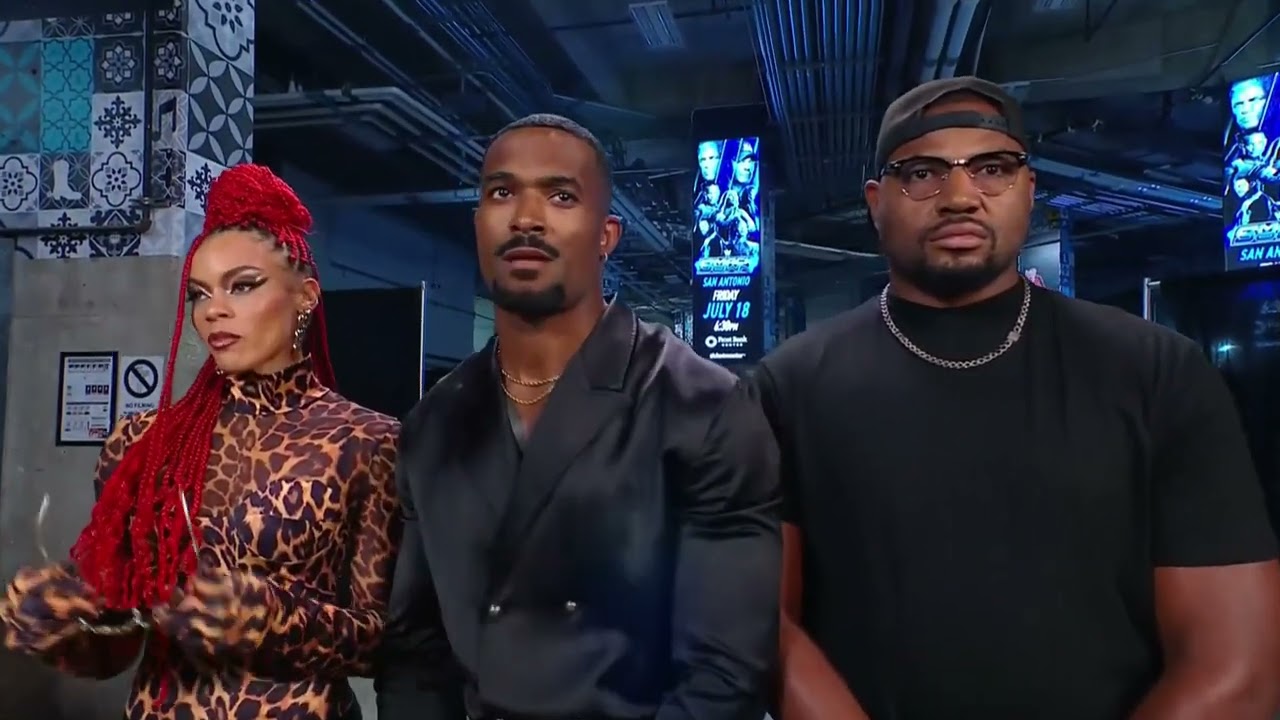 #DIY confronts The Street Profits | SmackDown Jul 18, 2025 background