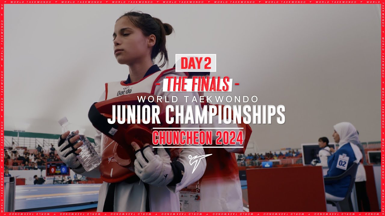 WORLD TAEKWONDO JUNIOR WORLD CHAMPIONSHIPS 2024 CHUNCHEON - HIGHLIGHTS MEDAL MATCHES DAY 2 background
