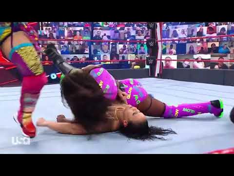 ASUKA NAOMI ALEXA BLISS & NIKKI CROSS VS NIA JAX SHAYNA BASZLER EVA MARIE & DOUDROP 2/2 background