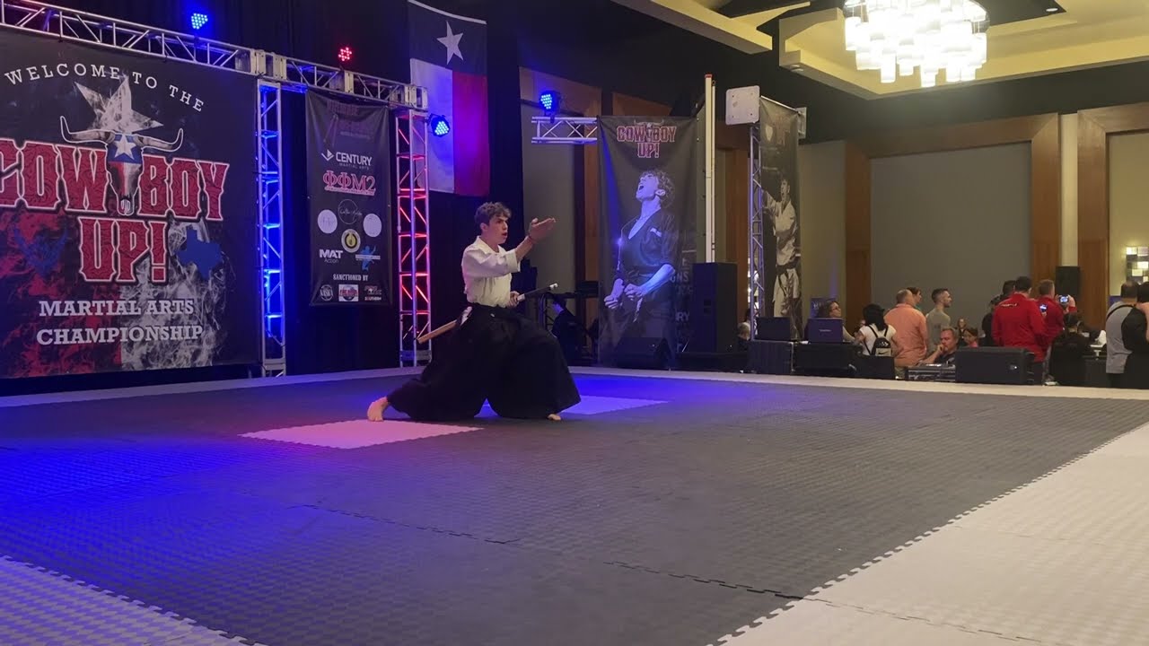 Phillip Brumme Traditional Weapons - Cowboy Up Martial Arts Championships 2024 background