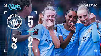 Extended Highlights | Man City 5-2 Tottenham | Huge WSL win at the Joie!