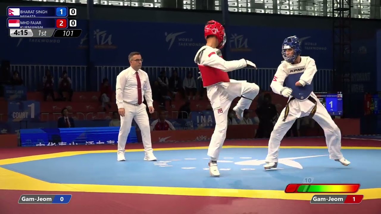 101 K44 Quarter final NEP BHARAT SINGH MAHATA INA MHD FAJAR KURNIAWAN