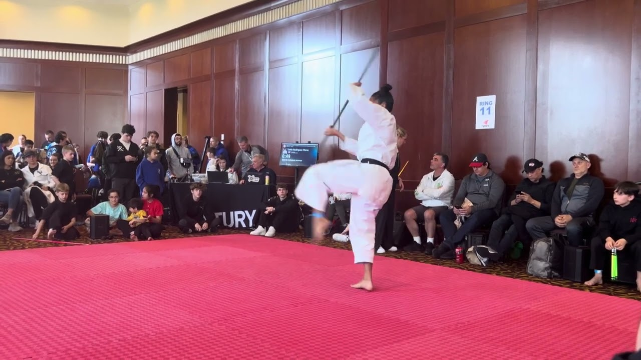 Sofia Rodriguez Florez 14-17 Girls Traditional Weapons Grands - Ocean State Grand Nationals 2024 background
