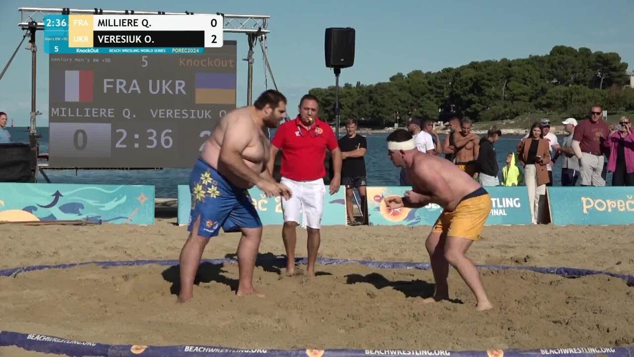 Quentin Michel Arthur MILLIERE (FRA) vs. Oleksandr VERESIUK (UKR) • KnockOut • Men's BW +90Kg background