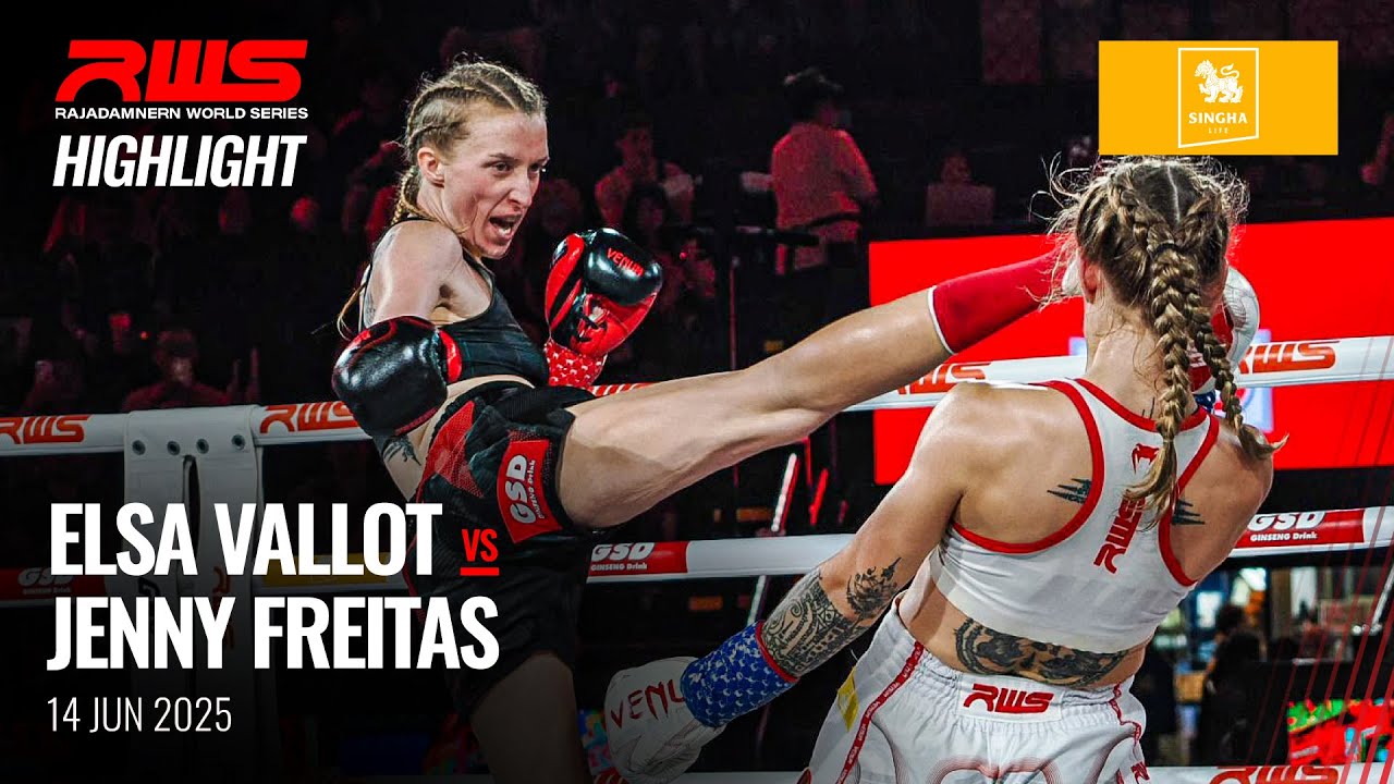 Highlight l Elsa Vallot vs. Jenny Freitas l เอลซ่า วัลโลท์ vs. เจนนี่ เฟรทัส l RWS backdrop