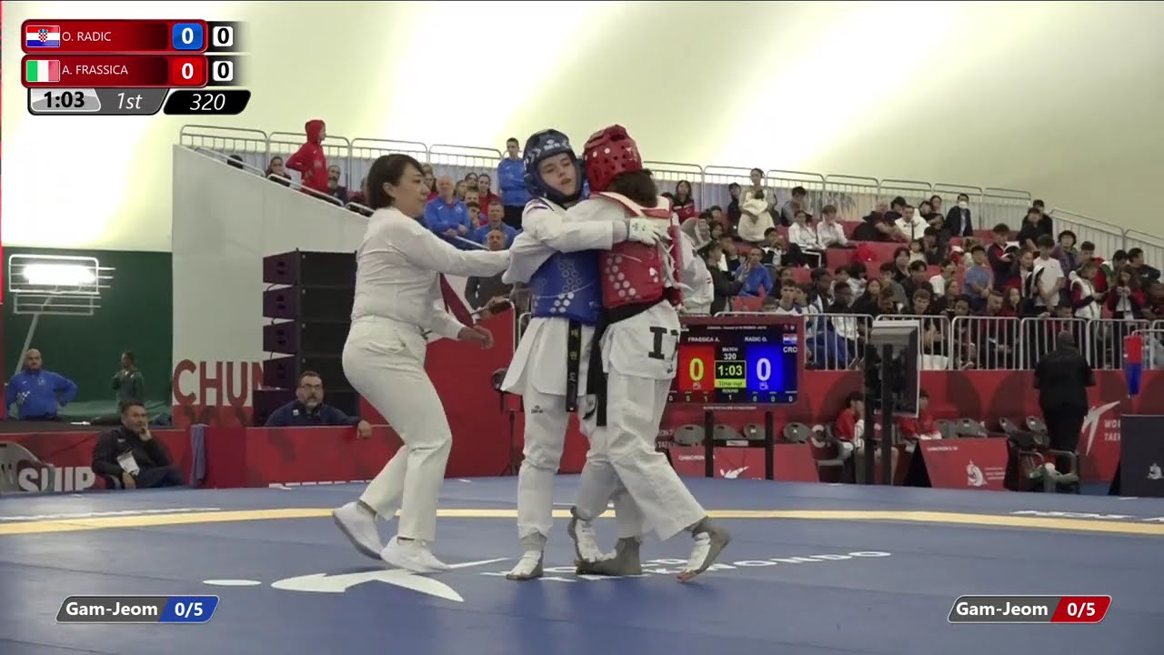 320 Round of 16 Women 52kg CRO O RADIC ITA A FRASSICA