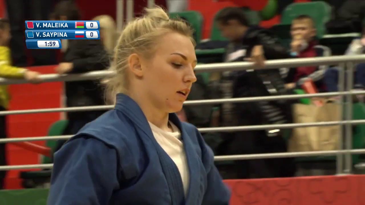 MALEIKA (BLR) ws SAYAPINA (RUS). International SAMBO Tournament in Tatarstan 2019 background
