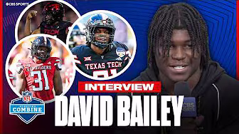 David Bailey NFL Combine Interview: Says he has ‘no swag’ on the field 😂, NFL QB's he wants to sack