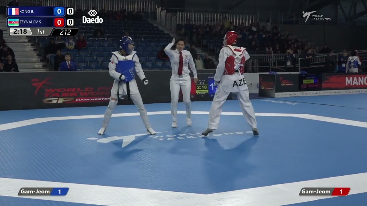 212 Semifinals MEN M 58KG FRA KONG B AZE ZEYNALOV S background