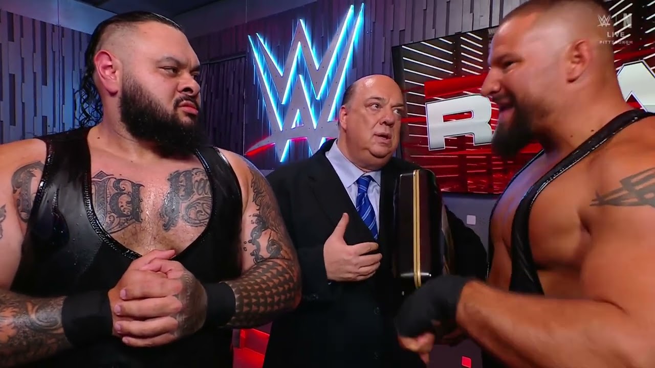 Paul Heyman tells Bronson Reed that Seth Rollins is preparing Plan B | Raw June 30, 2025 background