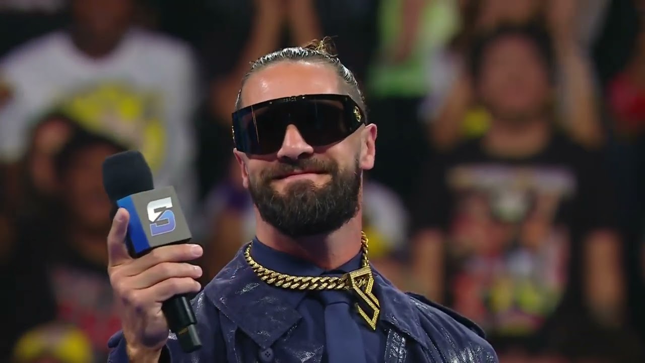 Seth Rollins calls out Roman Reigns | SmackDown June 6, 2025 background