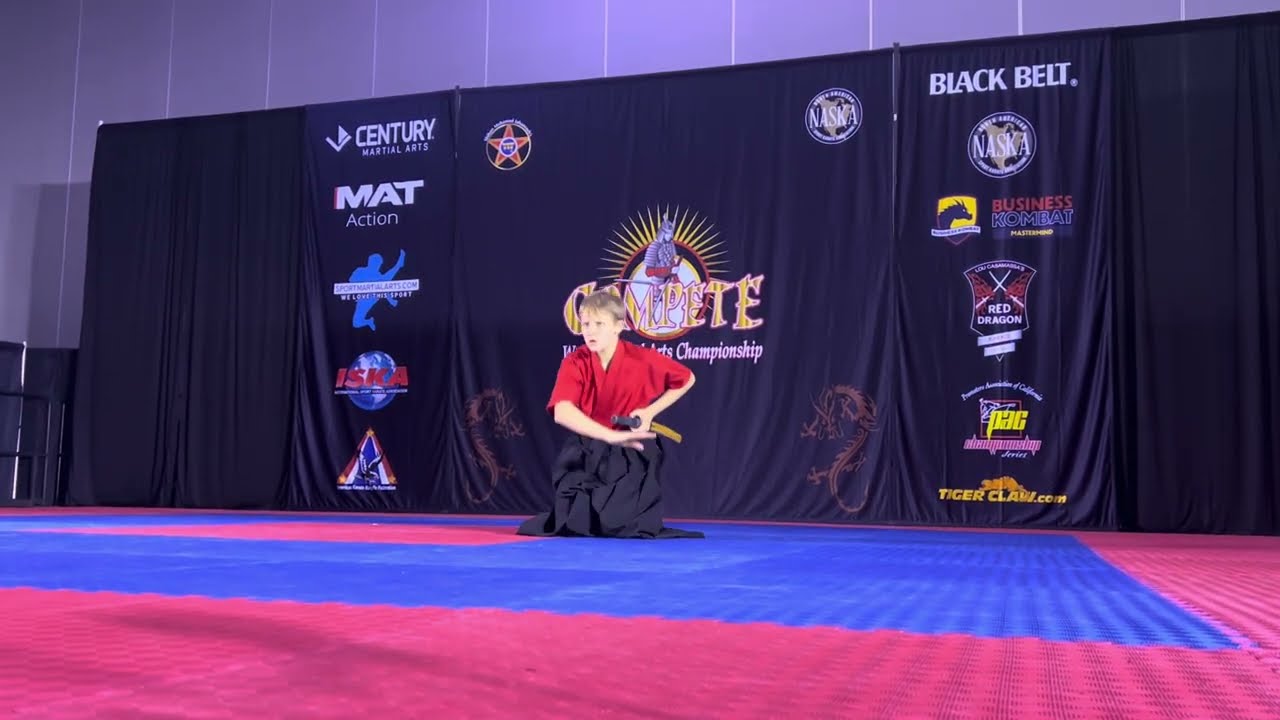 Adomas Rackauskas 13 & Under Boys Weapons Overall Grand Championship - Compete Internationals 2024