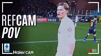 HAIER CAM | REF CAM POV: You Are The Referee in Genoa-Napoli | Serie A 2025/26