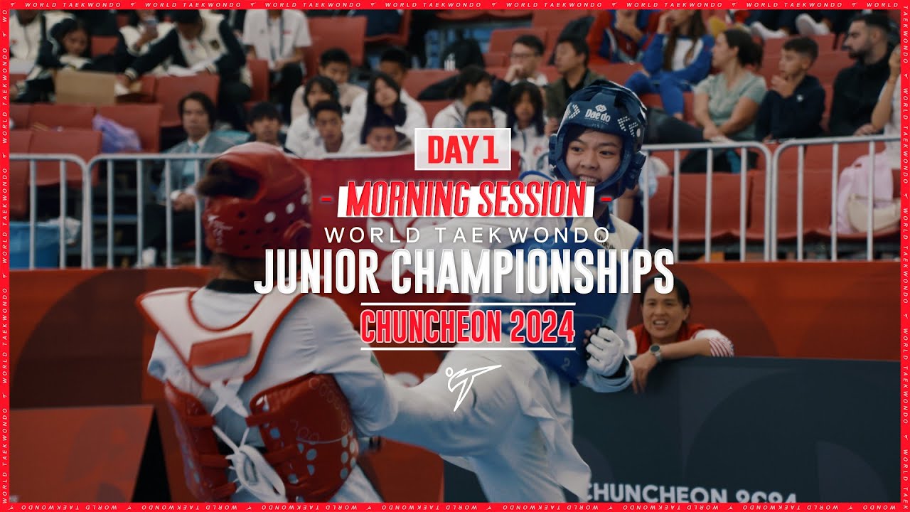 WORLD TAEKWONDO JUNIOR CHAMPIONSHIPS HIGHLIGHTS DAY 1 QUALIFICATION ROUNDS - CHUNCHEON 2024