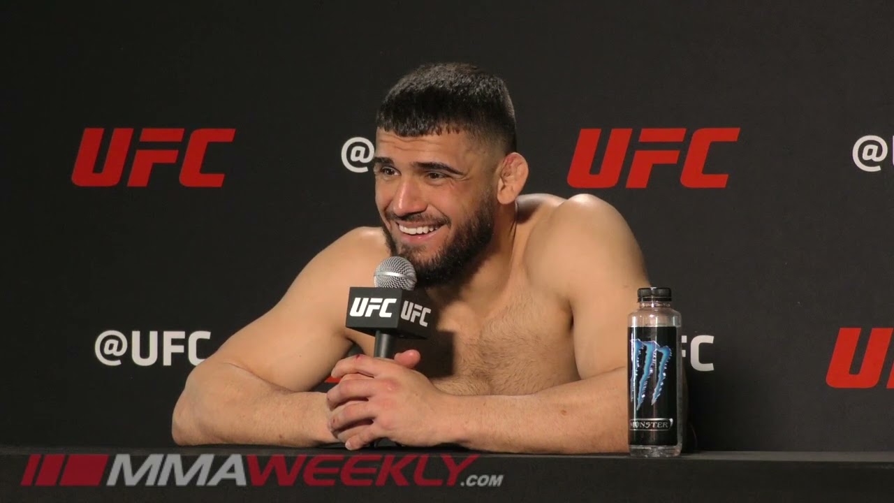 Ramiz Brahimaj UFC Vegas 49 Post-Fight backdrop