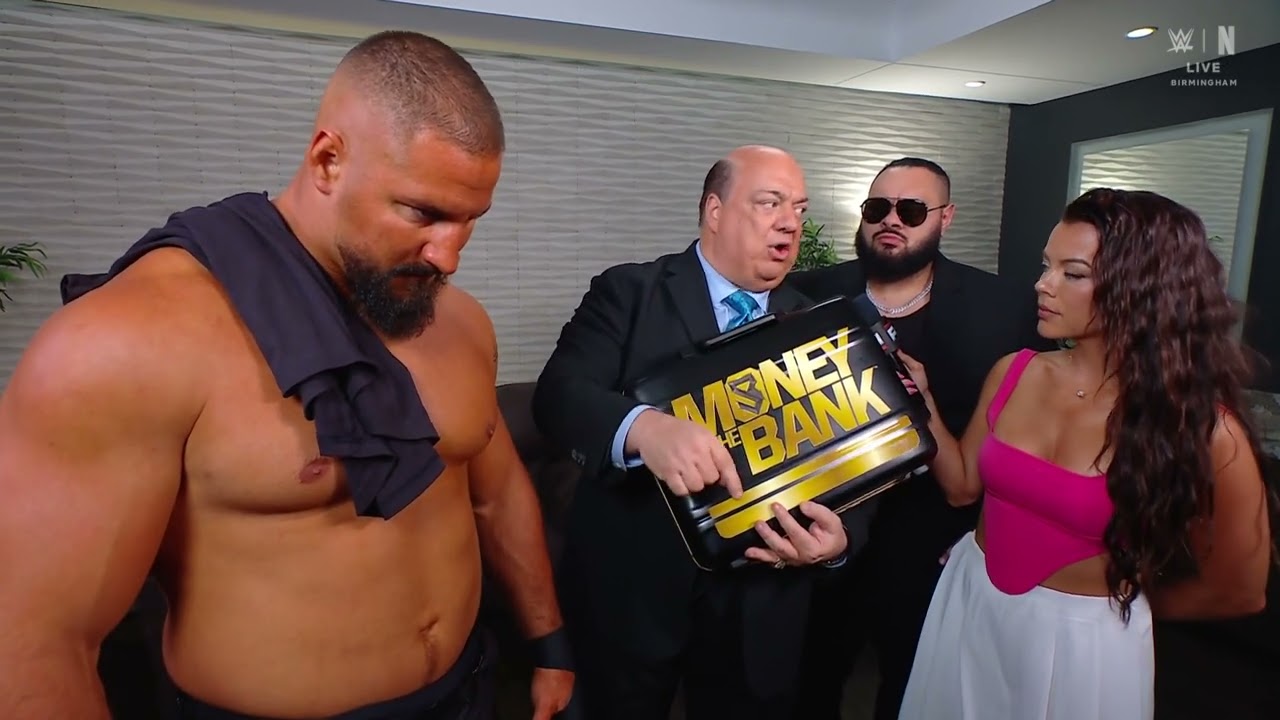 Paul Heyman doesn't really have an update on Seth Rollins' health | Raw Jul 14, 2025 background