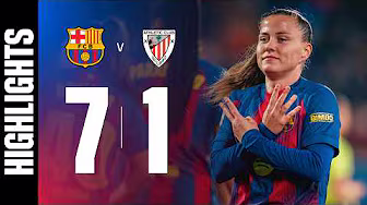 LIGA F | FC BARCELONA 7 vs 1 ATHLETIC CLUB 🔵🔴