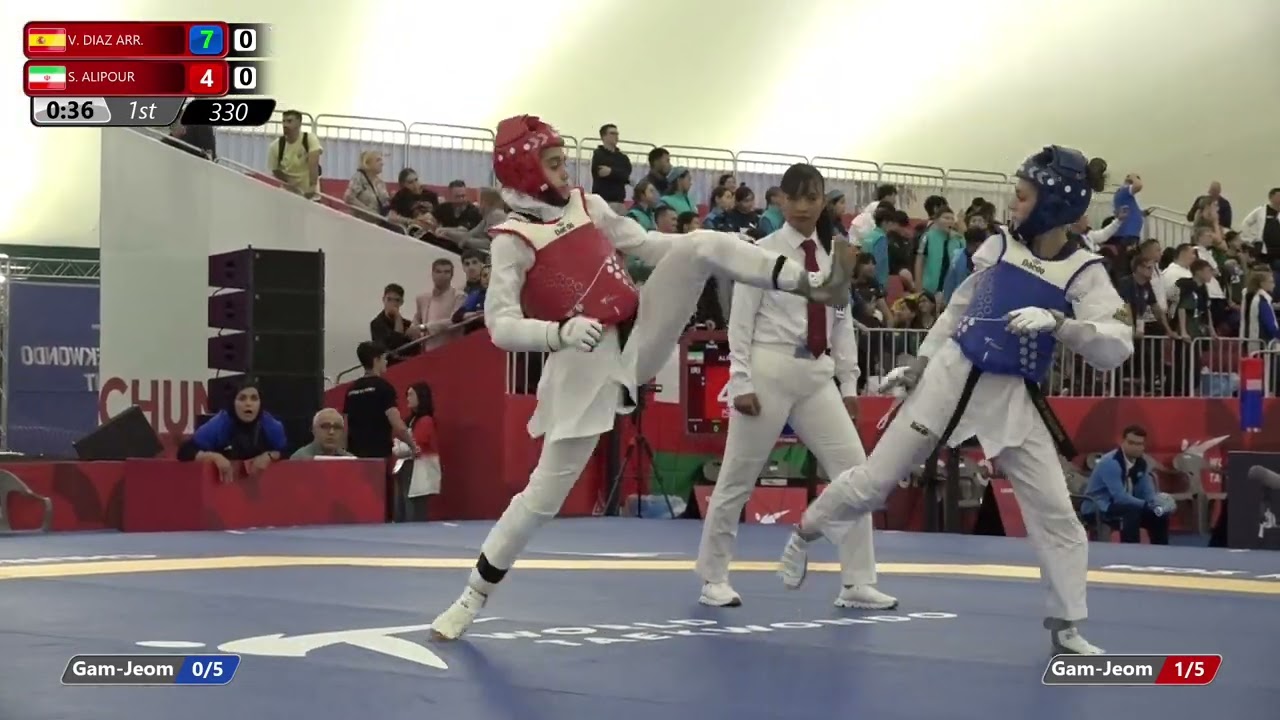 330 Quarterfinals Women 46kg ESP V DIAZ ARR IRI S ALIPOUR