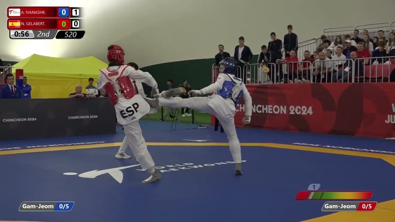 520 Round of 16 Women 68kg AIN A IVANASHK ESP N GELABERT