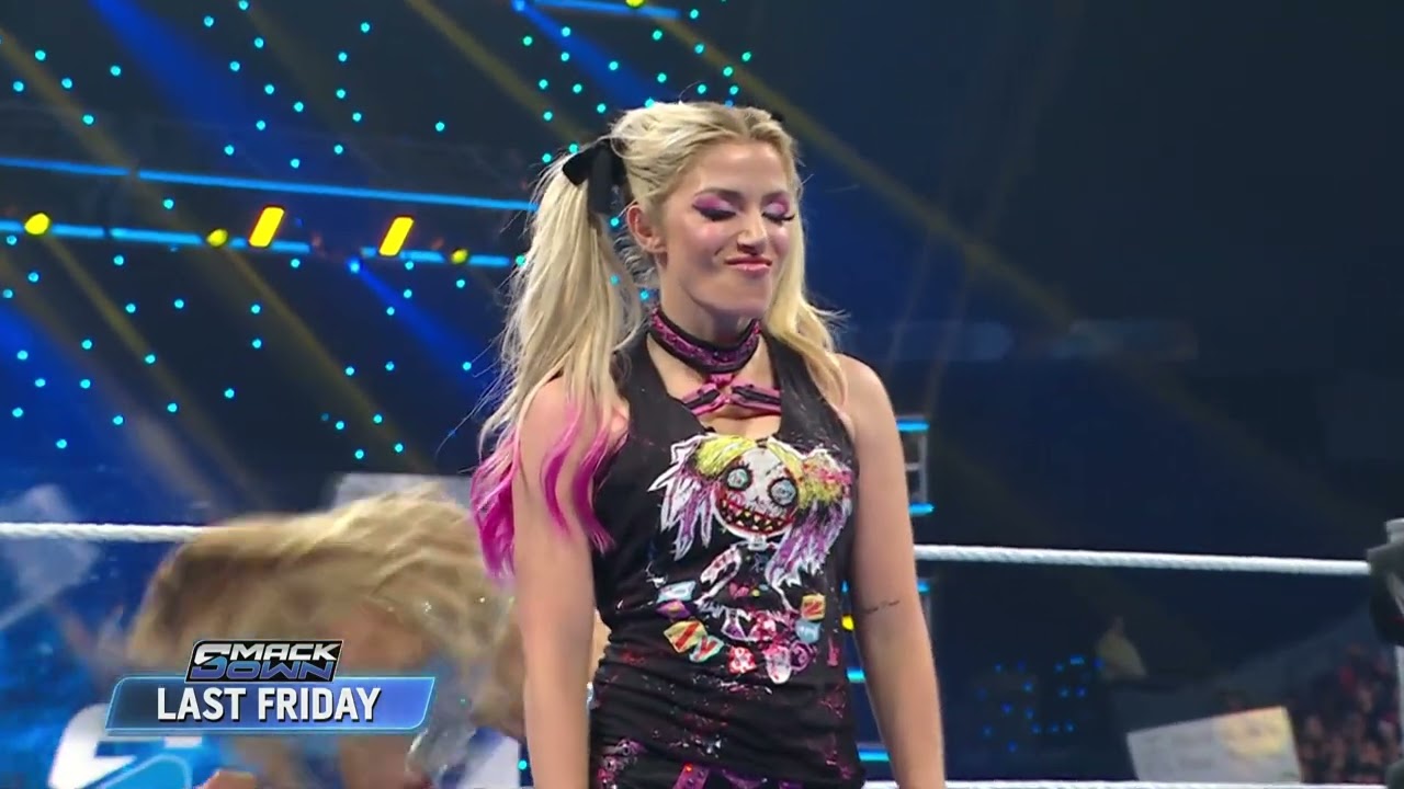 Alexa Bliss wants to be allies of convenience with Charlotte Flair | SmackDown June 27, 2025 background