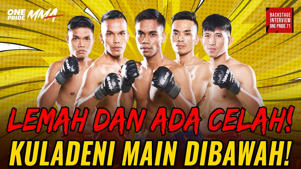 YANG MENDOMINASI BISA KALAH! || YANG DIBAWAH BISA MENANG! | BACKSTAGE INTERVIEW ONE PRIDE MMA