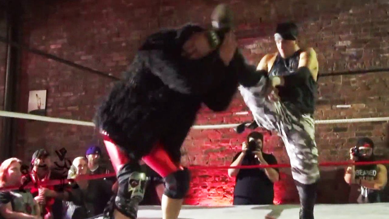 Pinkie Sanchez wrestling in a Fur Coat | Beyond Wrestling #Insatiable (Team Pazuzu, EYFBO)