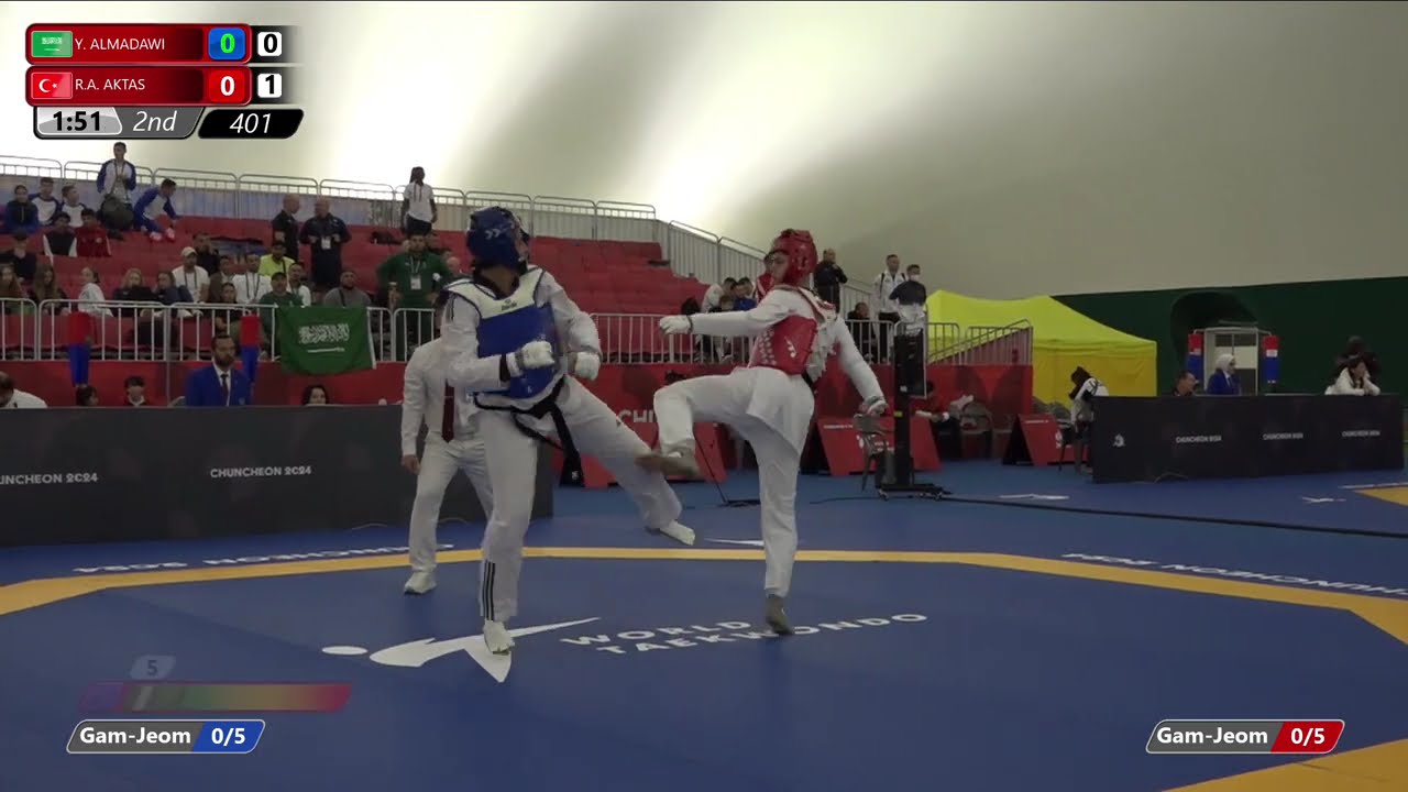 401 Round of 64 Men +78kg KSA Y ALMADAWI TUR R A AKTAS