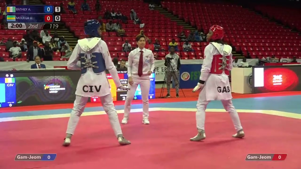 119 Semi final W +67kg CIV BATHILY A GAB MOUEGA U PGM | African Qualification Tournament