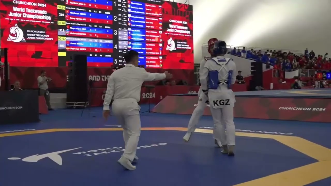 210 Round of 32 Men +78kg KGZ ABDURAKHIMOV Abdylazym TUR AKTAS Recep alperen