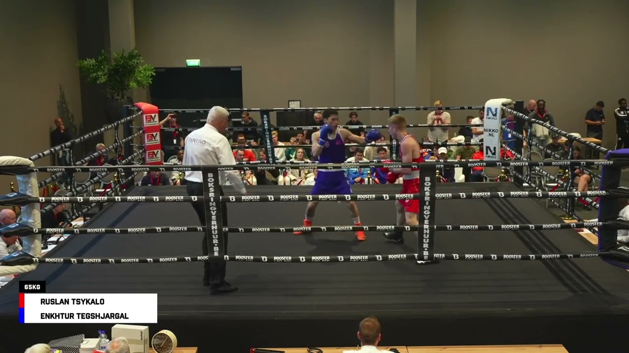 Enkhtur Tegshjargal (MGL) vs. Ruslan Tsykalo (UKR) Eindhoven Box Cup 2025 (65kg)